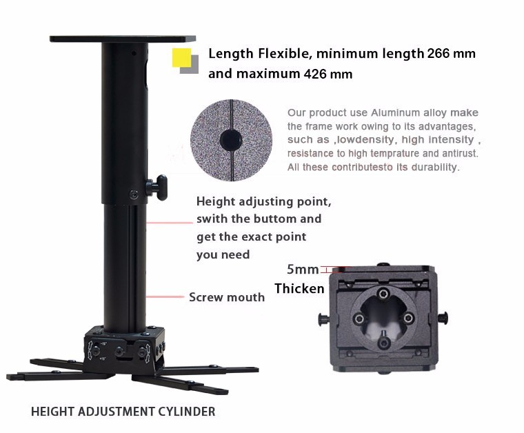 XY Screens universal projector floor mount directly sale for movies