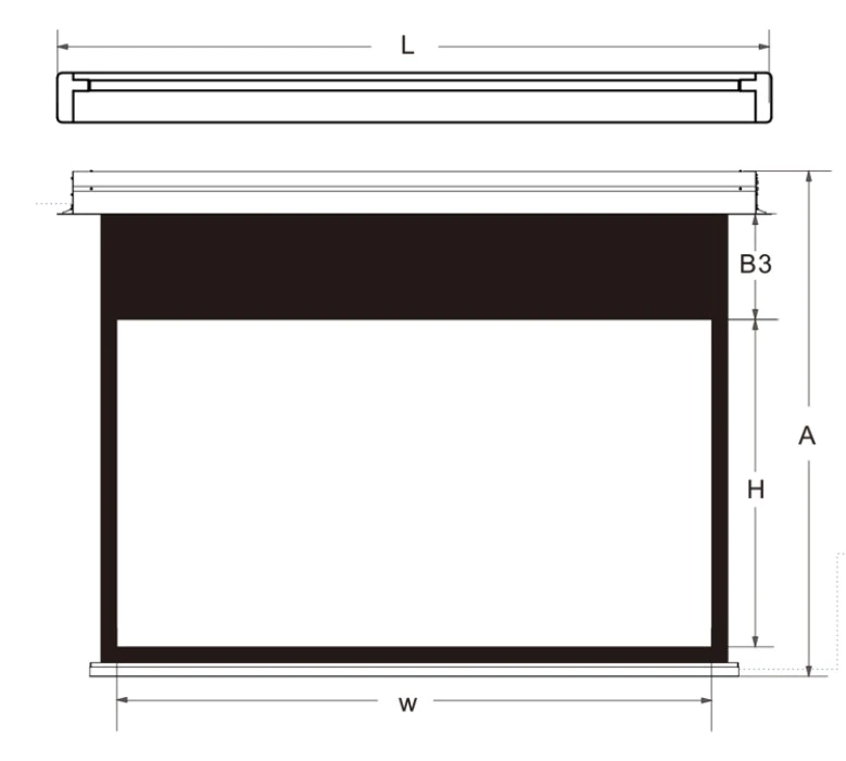 XY Screens electric Home theater projection screen design for indoors