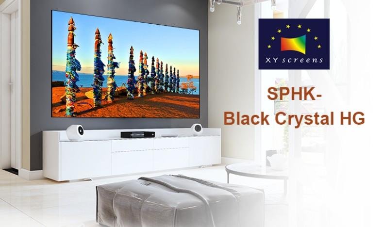 XY Screens-Slim Bezel High Gain Ambient Light Rejecting Projector Screen Sphk-black