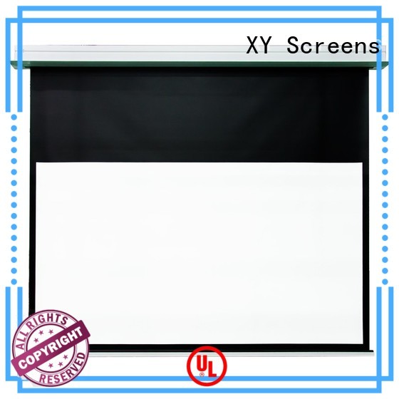 XY Screens electric Home theater projection screen design for indoors