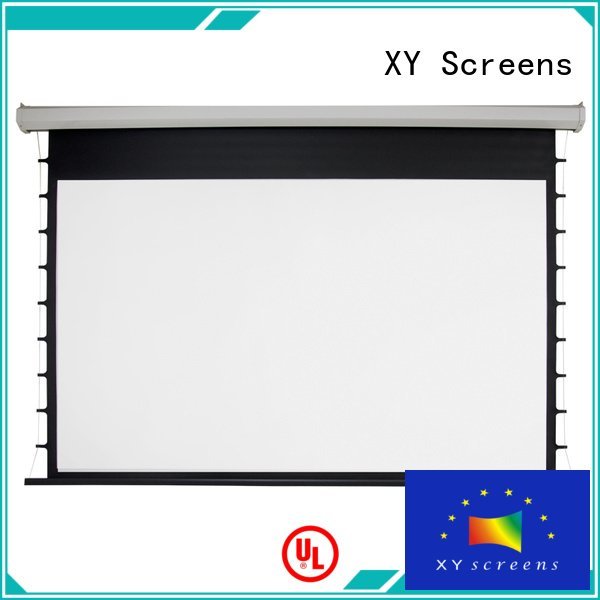 XY Screens down Motorized Retractable Projector Screen 140180 projector