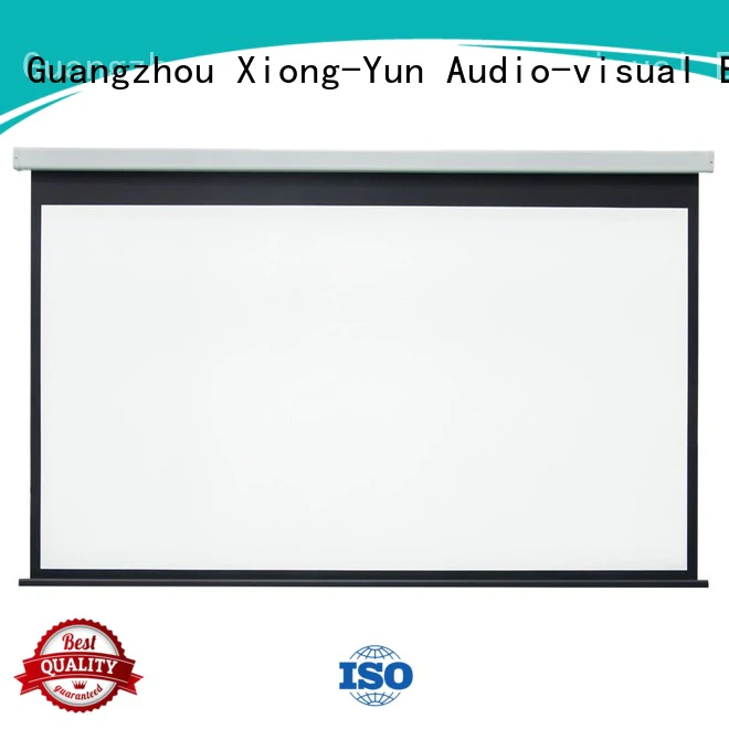 XY Screens curved Motorized Projection Screen wholesale for theater