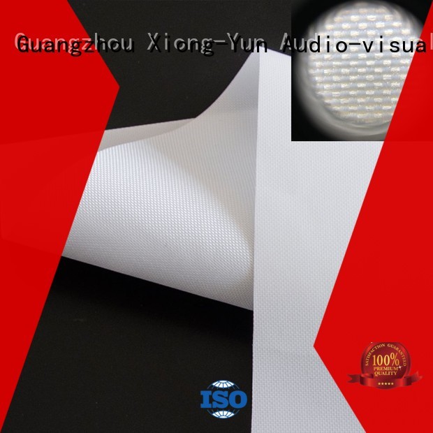 XY Screens rear projection fabric factory for motorized projection screen
