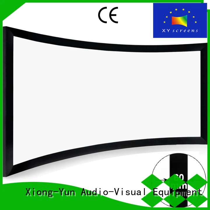 XY Screens slim home theater projector and screen for ktv