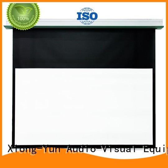 XY Screens stable fixed projector screen factory for living room