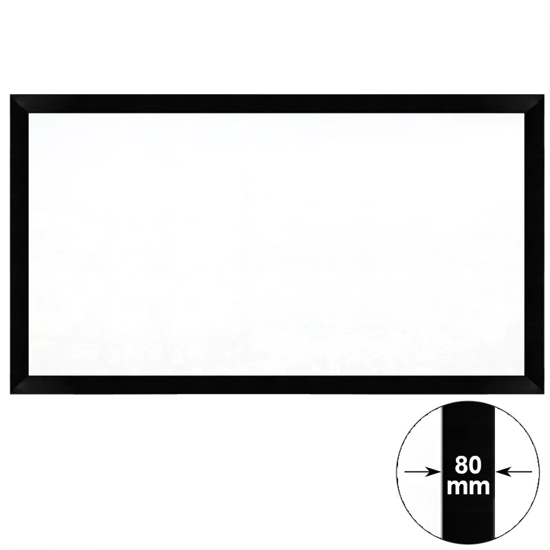 80-200 Inch Fixed Frame Projection Screen for Home Theater HK80C Series