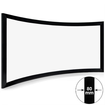 HD Home Theater Curved Frame Projector Screen CHK80B Series