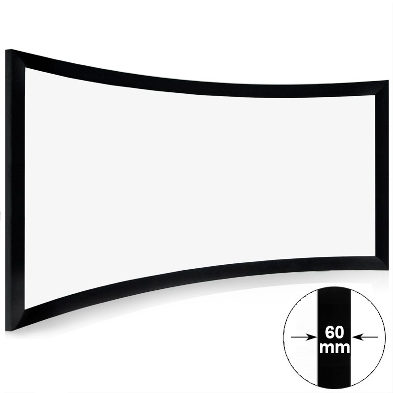 XY Screens Mini Cinema Curved Projector Screen CHK60B Series Home Entertainment Curved Projector Screens image8