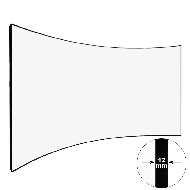 Curved Thin Bezel Home Theater Projector Screen CZHK100B Series