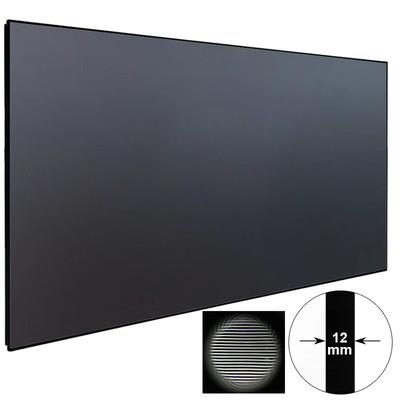 Ambient Light Rejecting Ultra Short Throw Projector Screen With Ultra Thin Frame ZHK100B-PET Crystal