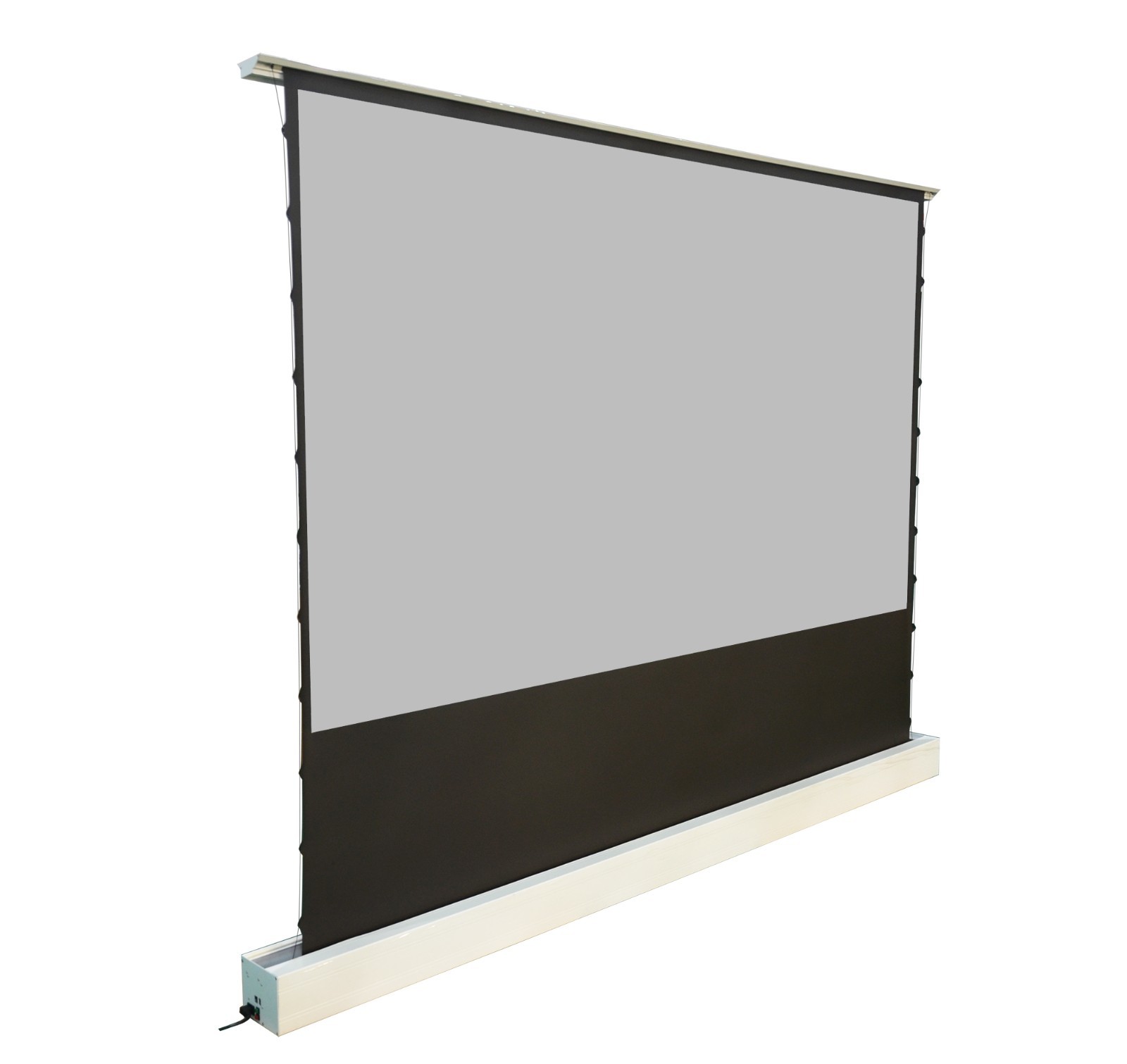 rising pull up projector screen with good price for indoors