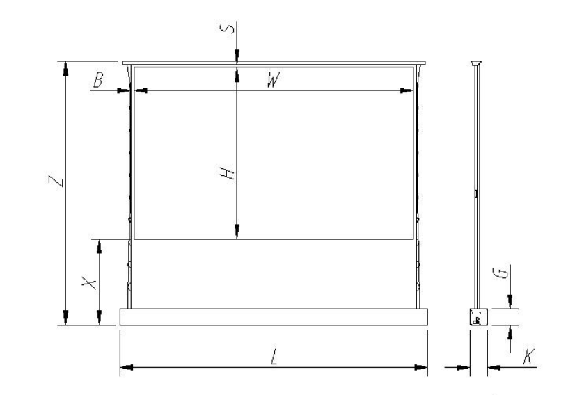 XY Screens white floor rising screen design for household-8