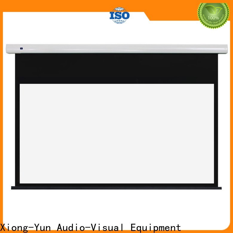 white Motorized Projection Screen inquire now for home