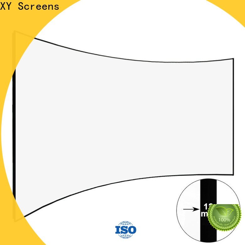 XY Screens thin Home Entertainment Curved Projector Screens wholesale for ktv