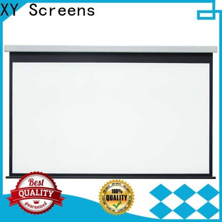 retractable Home theater projection screen factory price for theater