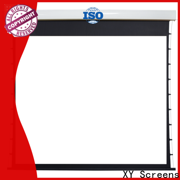 XY Screens curved motorized projector screen supplier for home