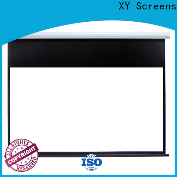 XY Screens Motorized Projection Screen personalized for rooms