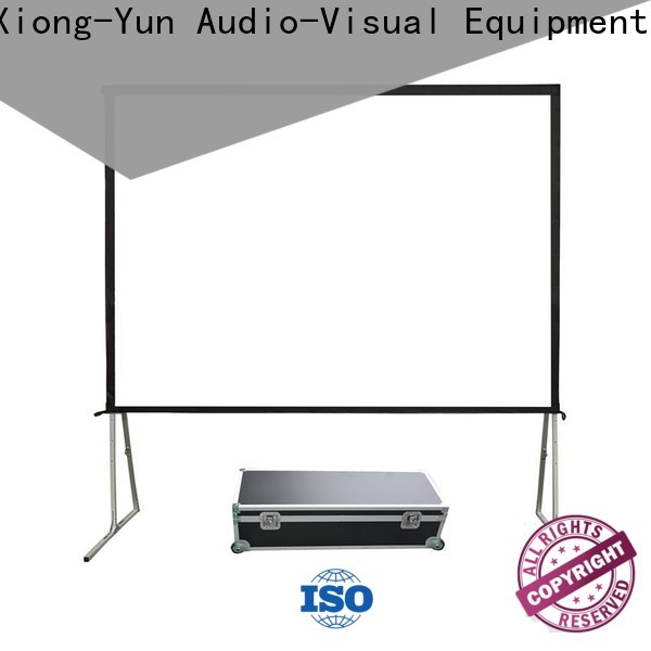 stable outdoor retractable projector screen personalized