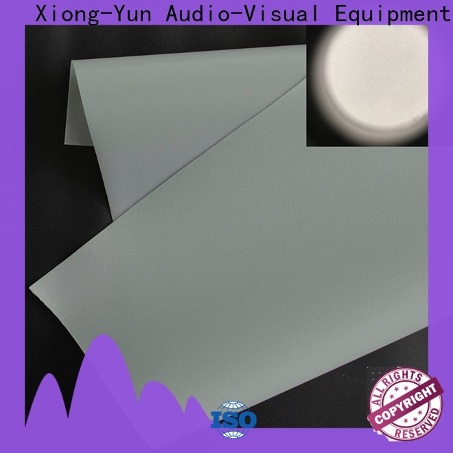 XY Screens hard rear projection fabric with good price for motorized projection screen