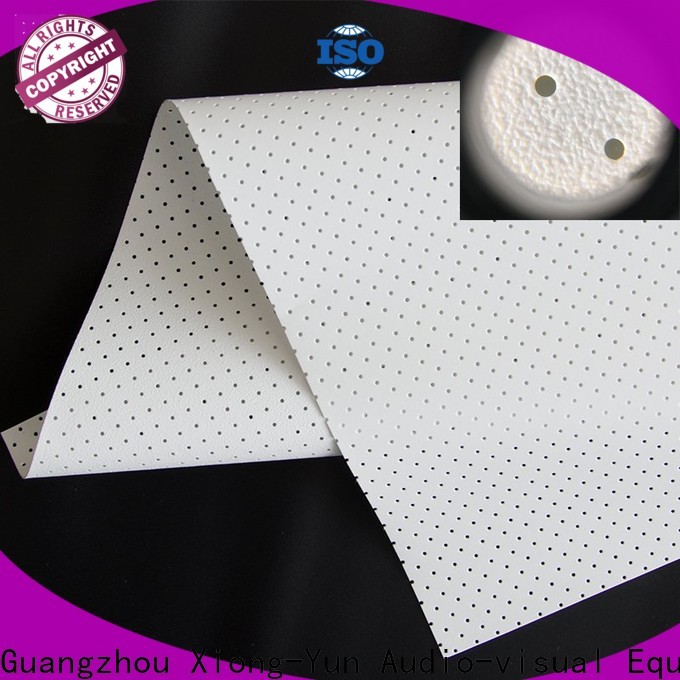 metallic acoustic absorbing fabric directly sale for projector screen