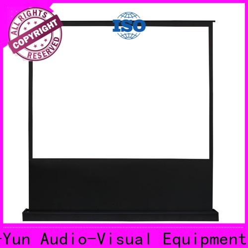 XY Screens portable pull up projector screen design for indoors