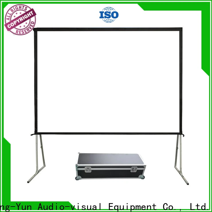 XY Screens fast folding outdoor pull down projector screen wholesale for square