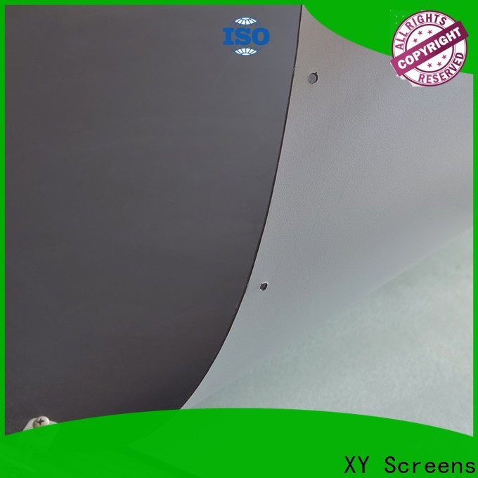 XY Screens front and rear fabric with good price for motorized projection screen