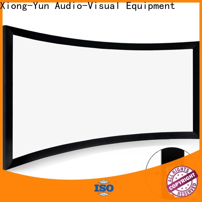 XY Screens curved curved projector screen diy customized for indoors