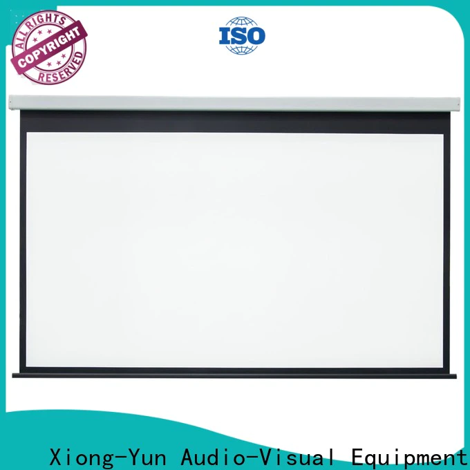 XY Screens curved Motorized Projection Screen personalized for indoors
