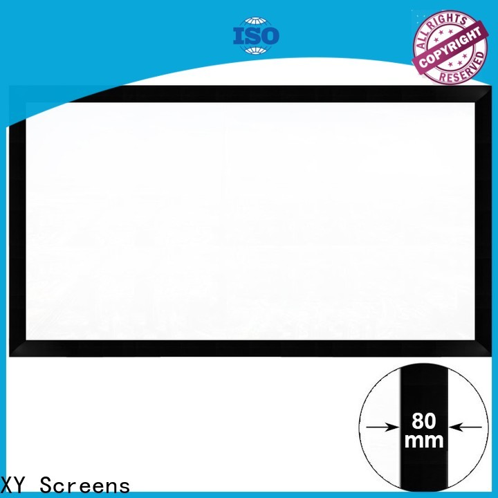 slim home theater projector screen supplier for meeting room