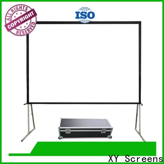 XY Screens fast folding best outdoor projector personalized for square