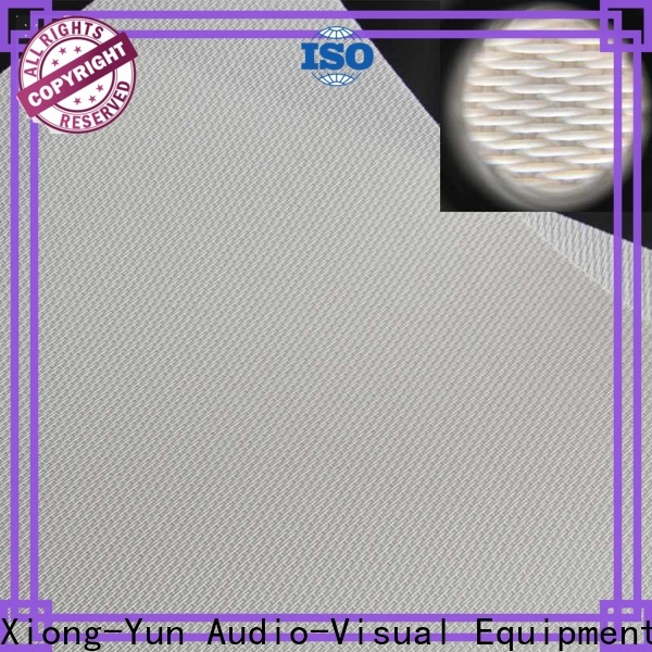 XY Screens acoustic absorbing fabric manufacturer for motorized projection screen