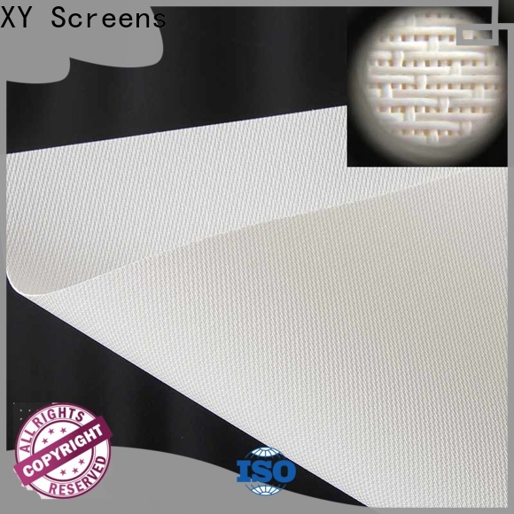 XY Screens acoustically transparent screen fabric manufacturer for projector screen