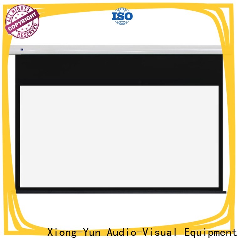 intelligent Motorized Projection Screen with good price for household