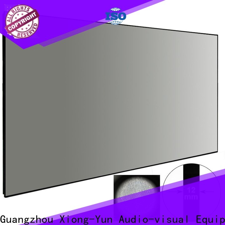 XY Screens ambient light projector personalized for living room