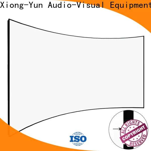 XY Screens Home Entertainment Curved Projector Screens supplier for household