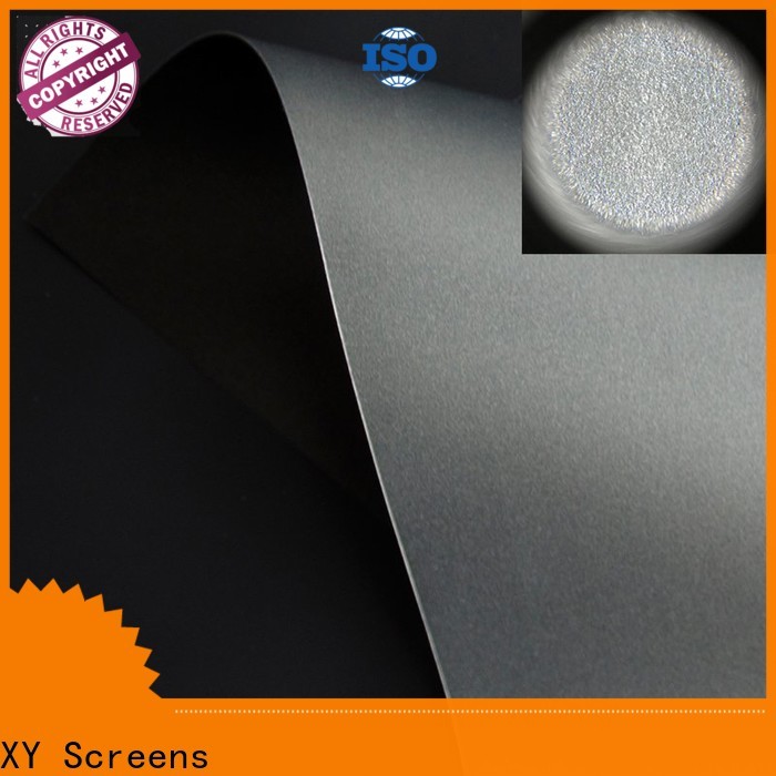 XY Screens normal projector screen fabric customized for fixed frame projection screen