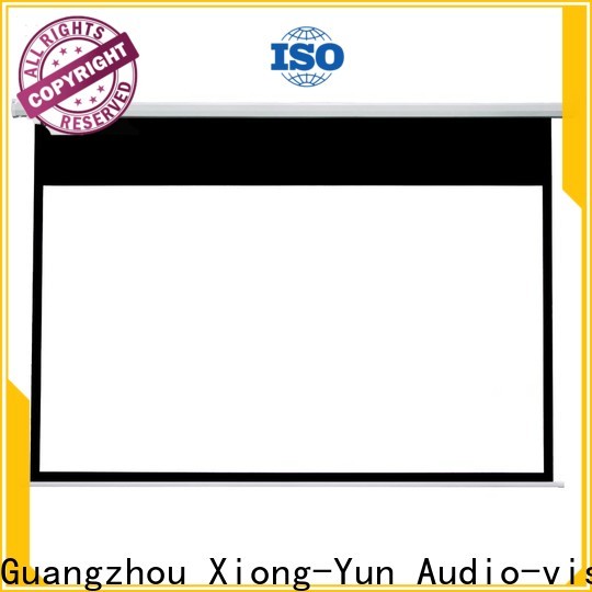 XY Screens motorized projector screen supplier for theater