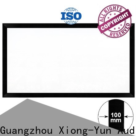 XY Screens retractable projector screen price directly sale for indoors