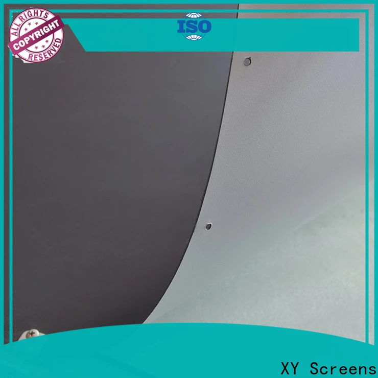 XY Screens hard screen projector screen fabric china design for motorized projection screen