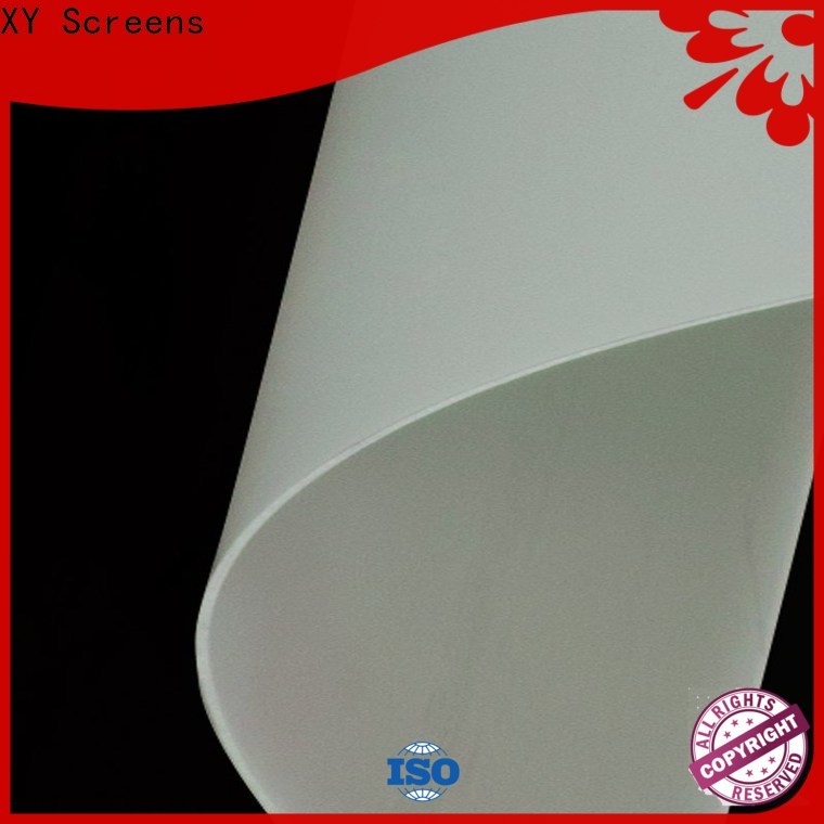 XY Screens transparent projector screen fabric inquire now for fixed frame projection screen