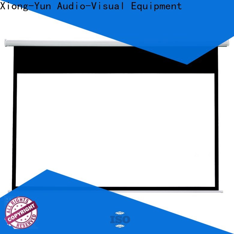 XY Screens intelligent motorized projector screen supplier for home