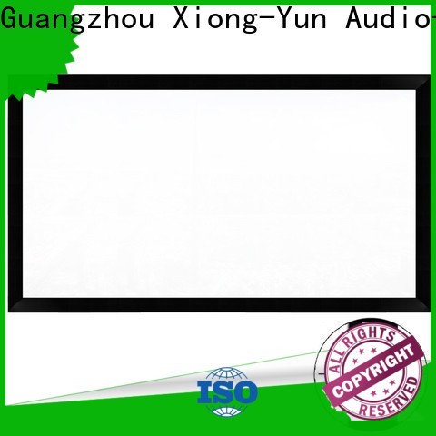 XY Screens retractable projector screen price directly sale for home