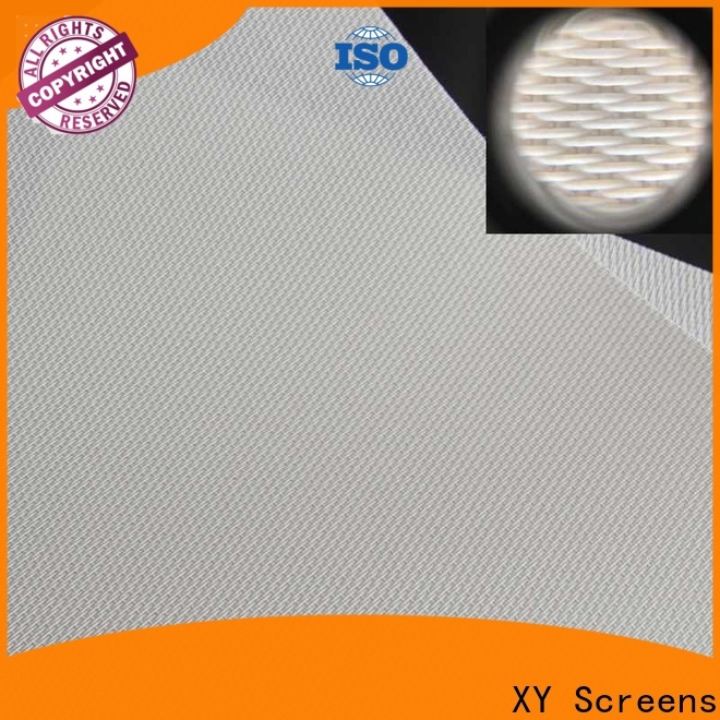 XY Screens acoustically transparent screen fabric series for projector screen