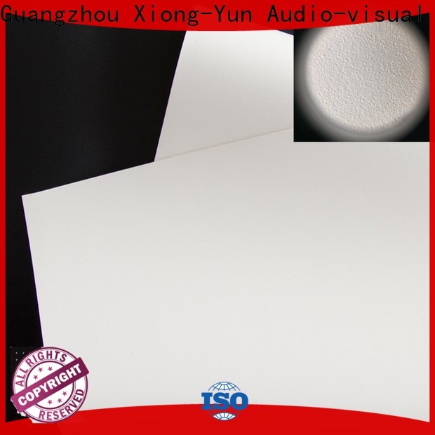 XY Screens durable front and rear fabric factory for projector screen