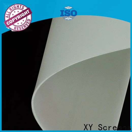 XY Screens rear projection fabric with good price for motorized projection screen