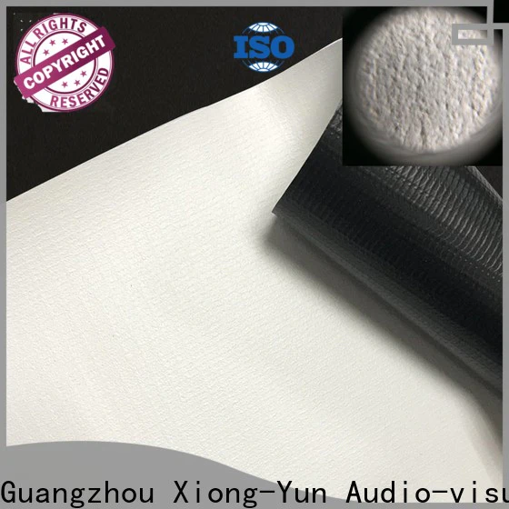 XY Screens hard screen front fabrics factory for projector screen