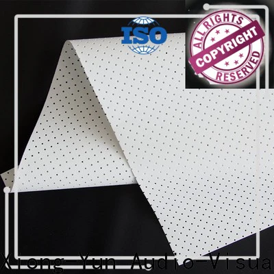 XY Screens perforating acoustic projector screen from China for projector screen