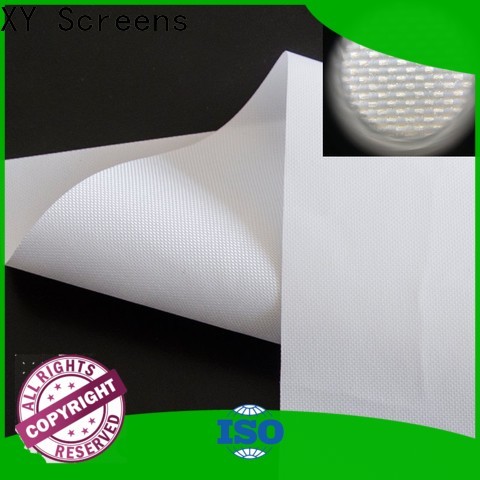 XY Screens flexible rear projection fabric factory for motorized projection screen