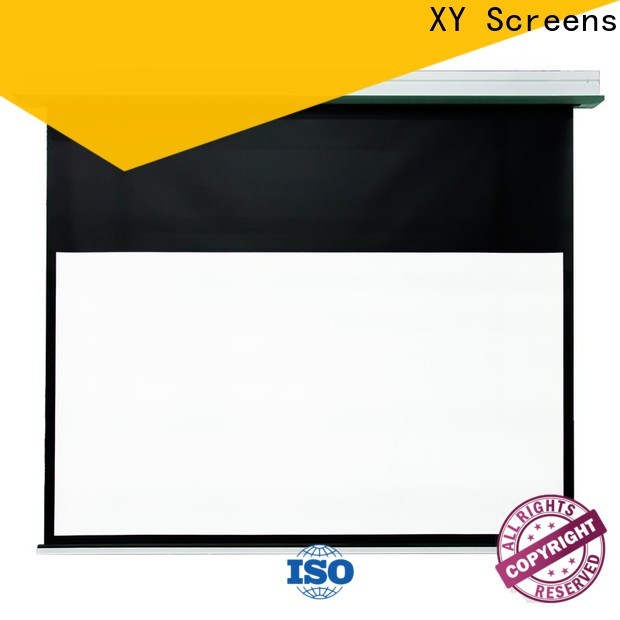coated fixed projector screen with good price for living room